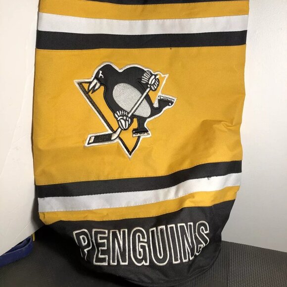Vintage Pittsburgh Penguins Hockey Canvas Bag - Picture 1 of 16